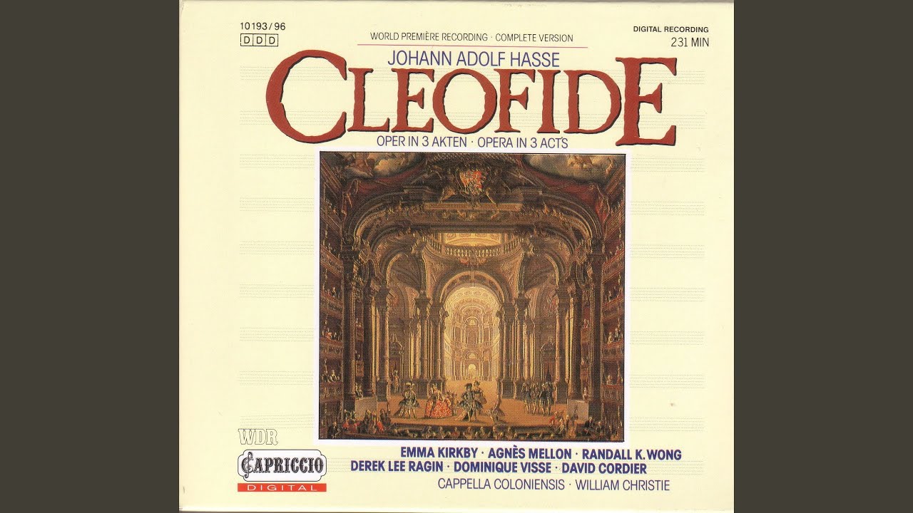 Cleofide: Act III Scene 6: Aria: Cervo al bosco (Alessandro)