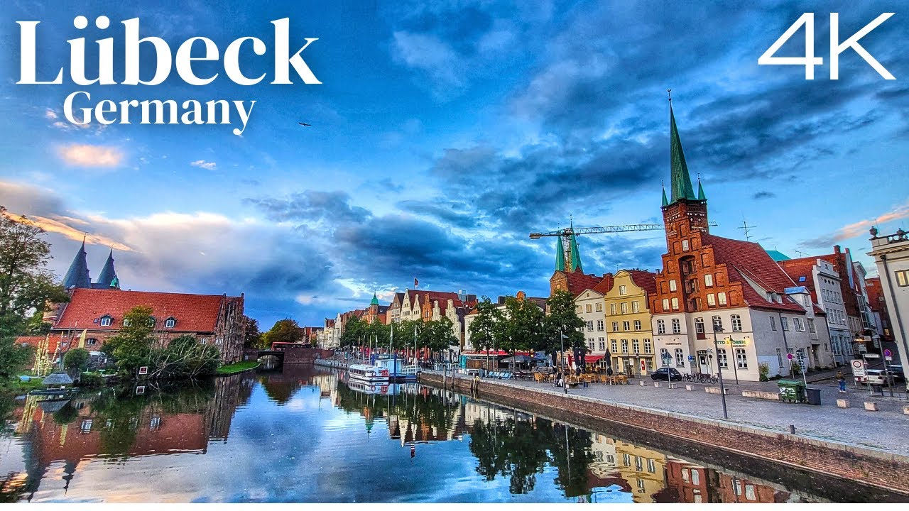 Lübeck, Germany 🇩🇪- Magnificent City- Walking Tour 2022- 4K Ultra HD