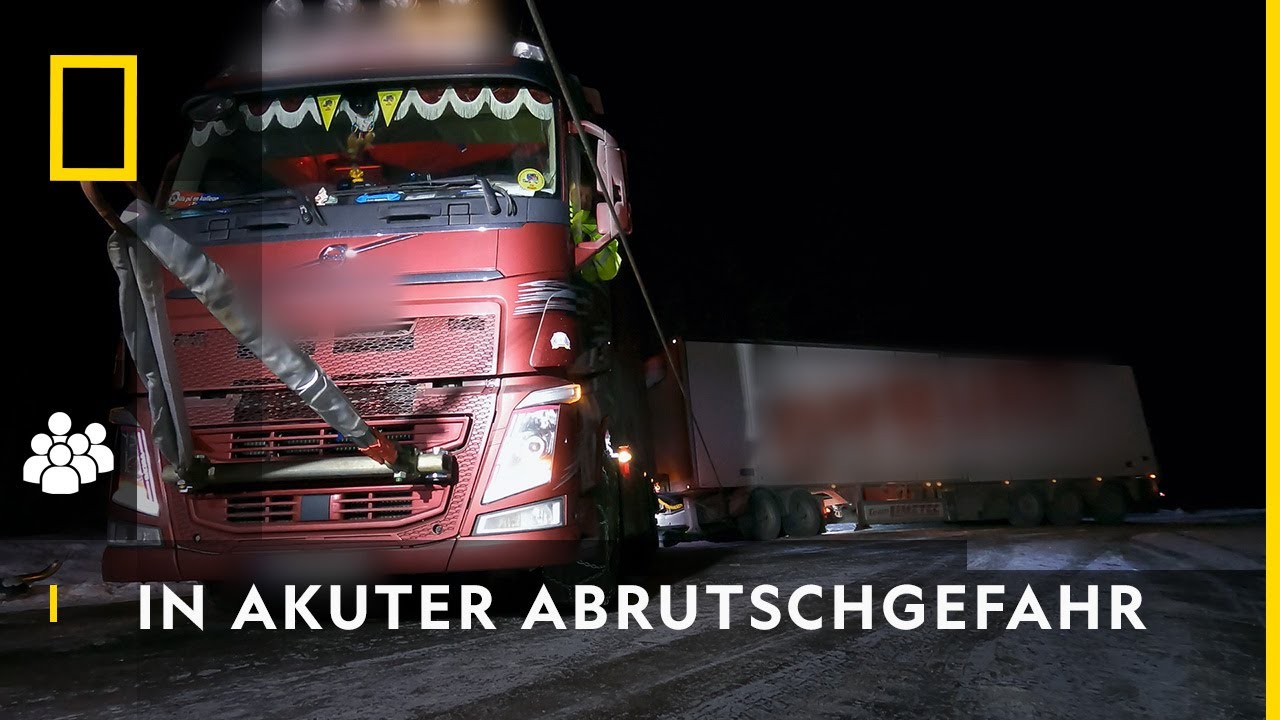 57-Tonner im Stra&szlig;engraben | Ice Road Rescue: Extremrettung in Norwegen