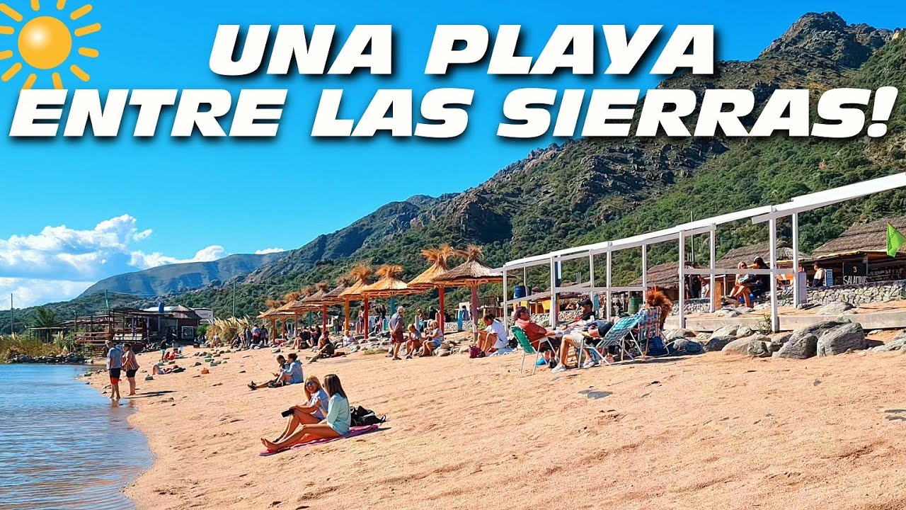 Una PLAYA 🏖️ en las SIERRAS 😍 Dique PISCU YACO | San Luis 🇦🇷