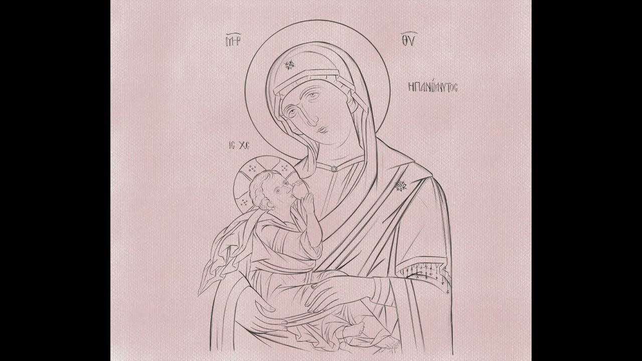 Timelapse Drawing | Holy Theotokos #5