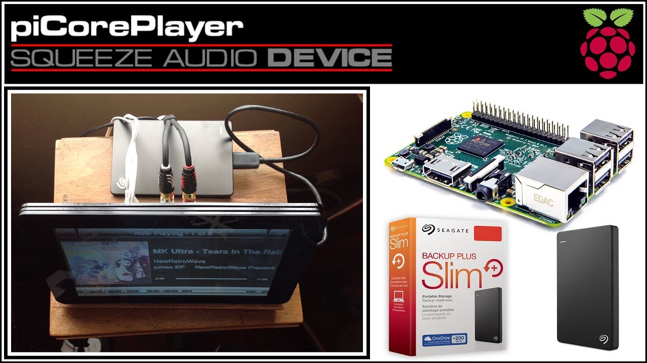 Крепление жесткого диска USB PiCorePlayer и настройка Samba