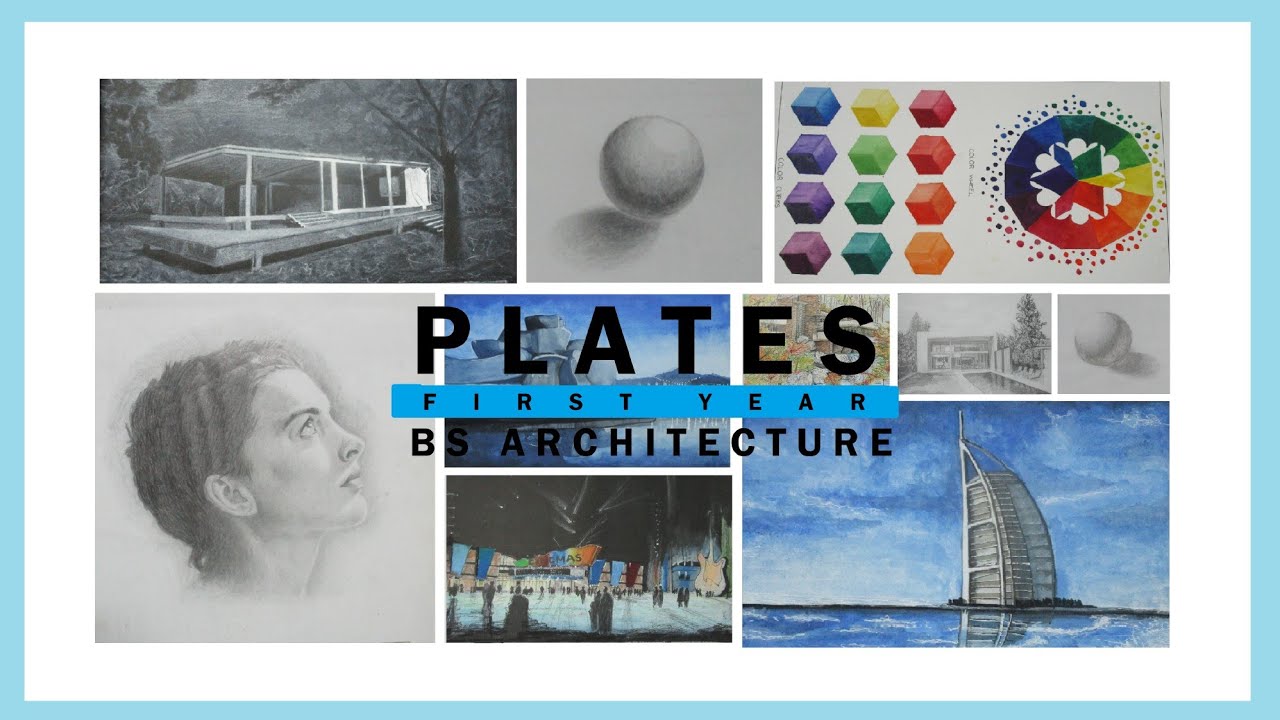 FIRST YEAR ARCHITECTURAL PLATE (MANUAL RENDERING) - TAGALOG | Philippines Part 2