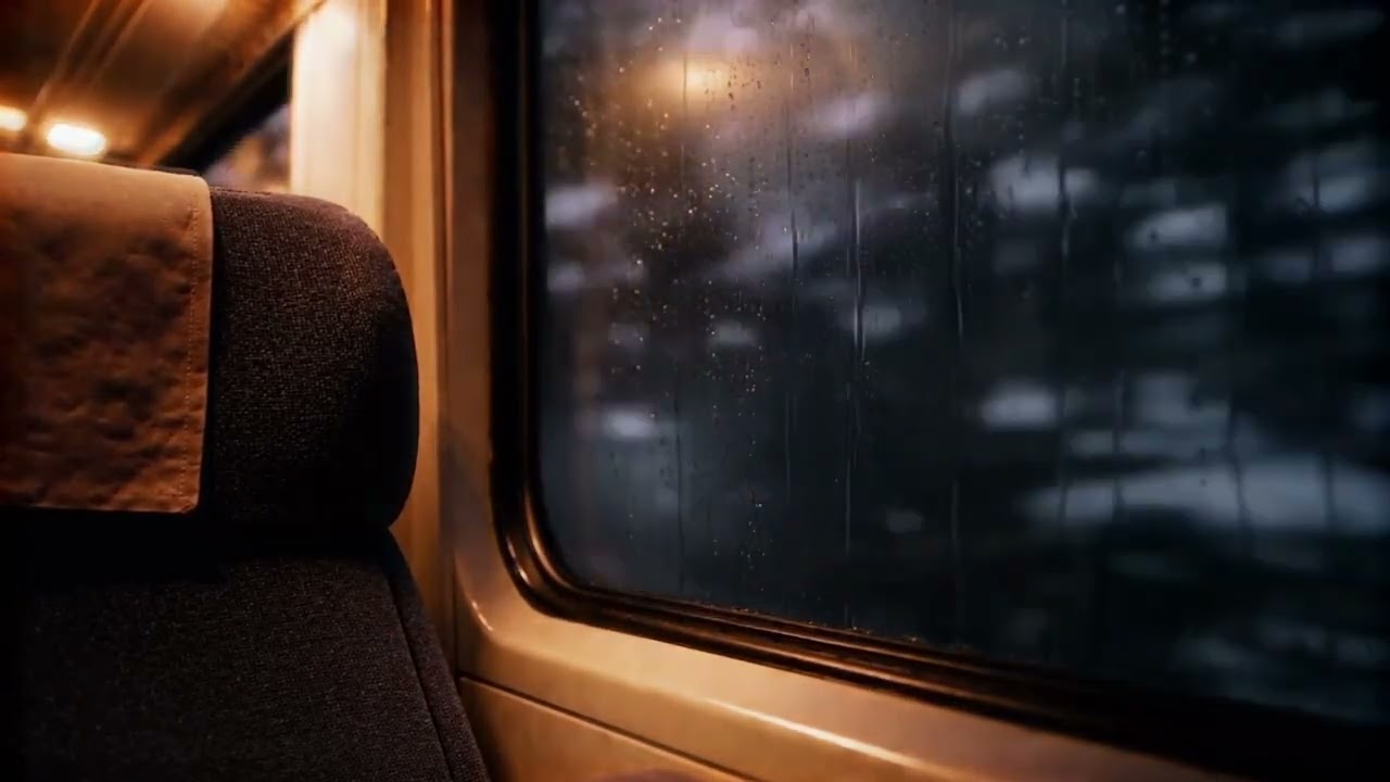 Train Sounds for Sleeping | Night Train Ambience for Deep Sleep |10 Hours