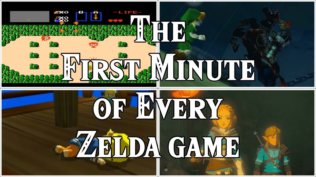 The First Minute of Every Zelda Game