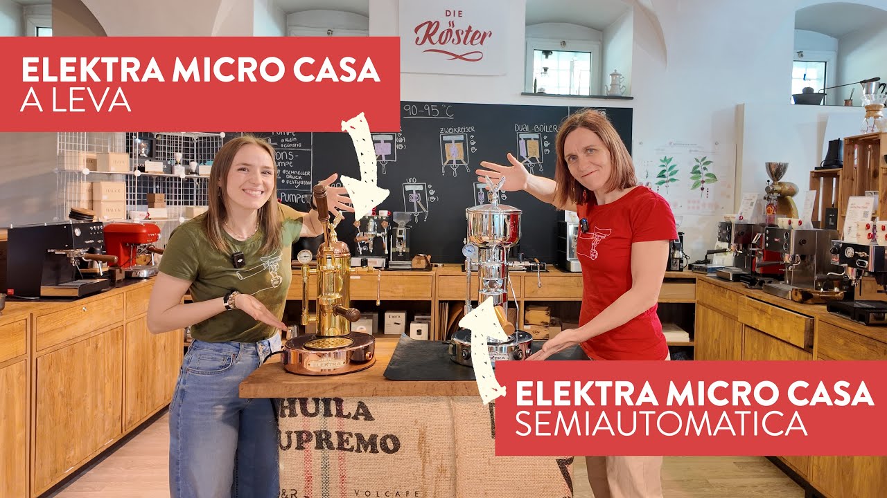 Handhebel & Zweikreiser von Elektra: Micro Casa A Leva & Semiautomatica