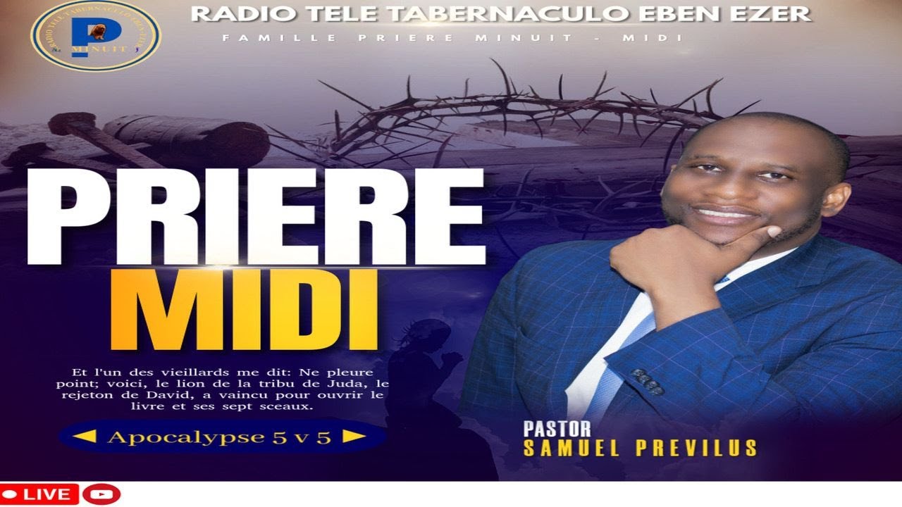 PRIERE MIDI AVEC PASTEUR WILNER JULME PAUL