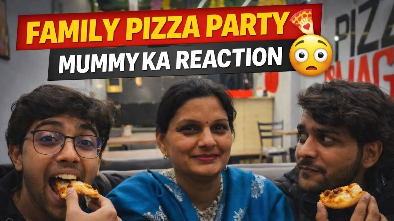 Last Pizza Slice Pe Ladai 😭 | Family Night Out | Vlog #4