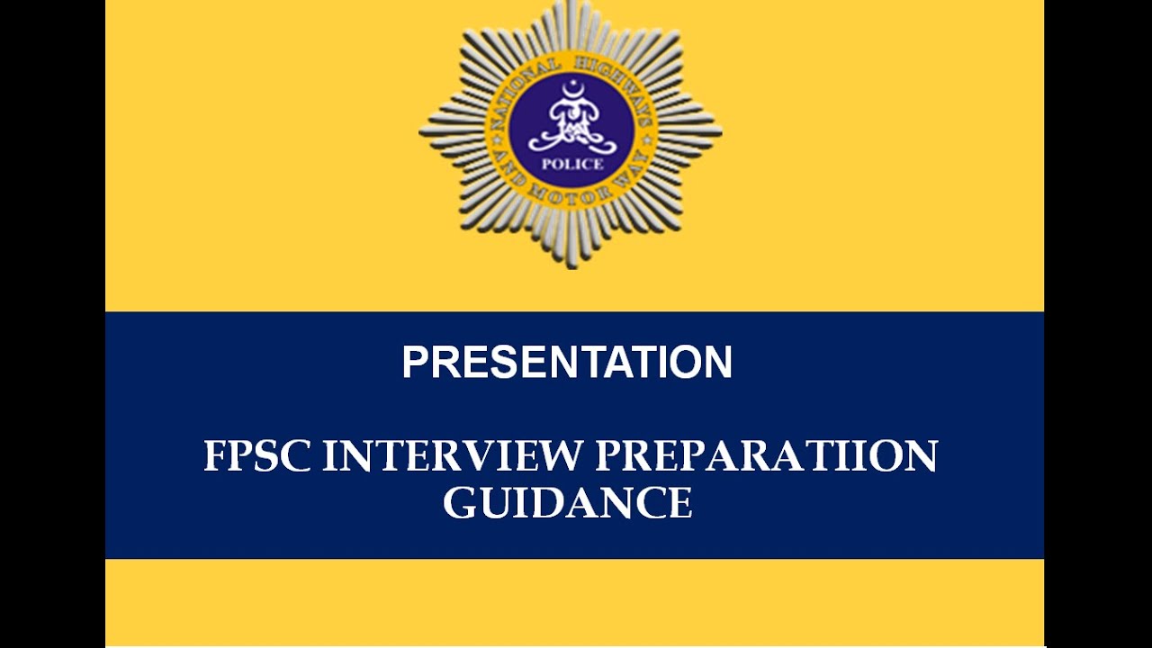 FPSC Interview Preparation Guidance