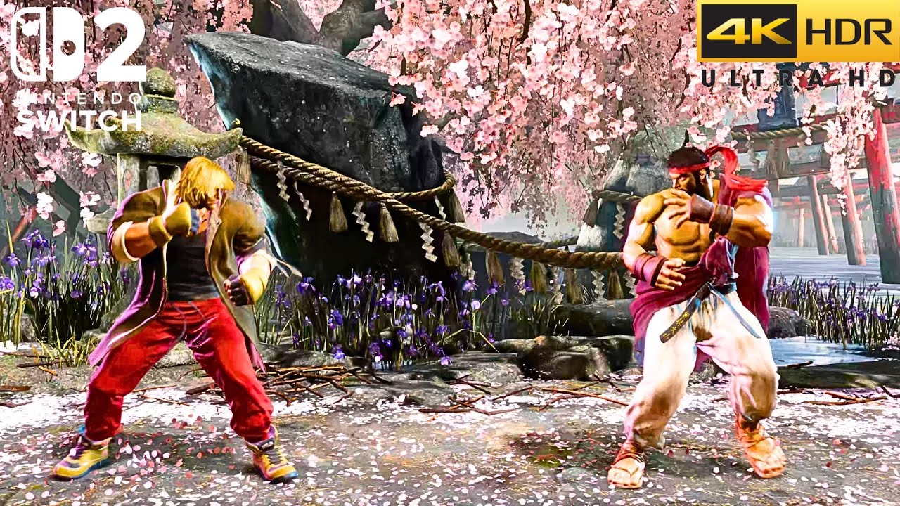 Street Fighter 6 (Switch 2) 4K 60FPS HDR Геймплей — (Версия для Nintendo Switch 2)