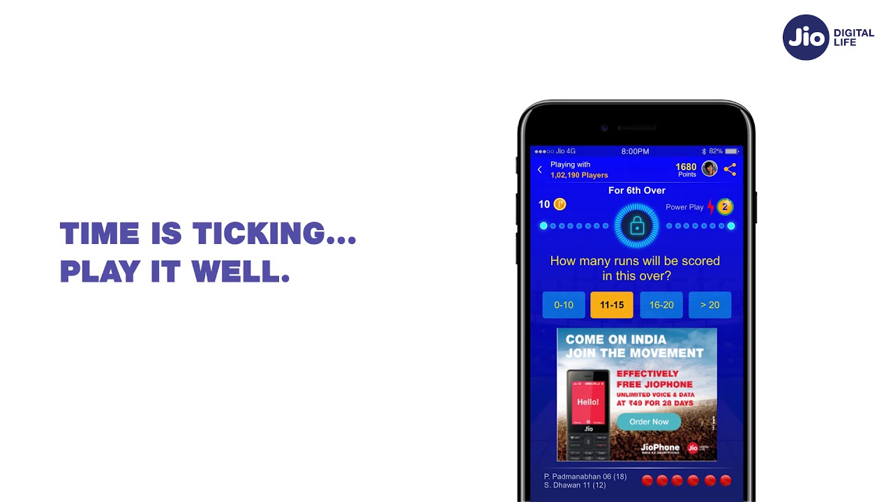 Jio Cricket Play Along - How To Play