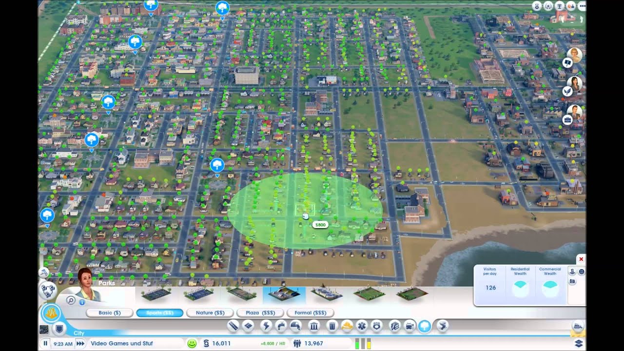 SimCity Closed Beta 2 Game Play (Two full Cities In Region Cross Play)