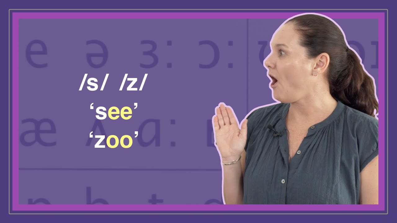 English Pronunciation 23: The /s/ and /z/ sounds