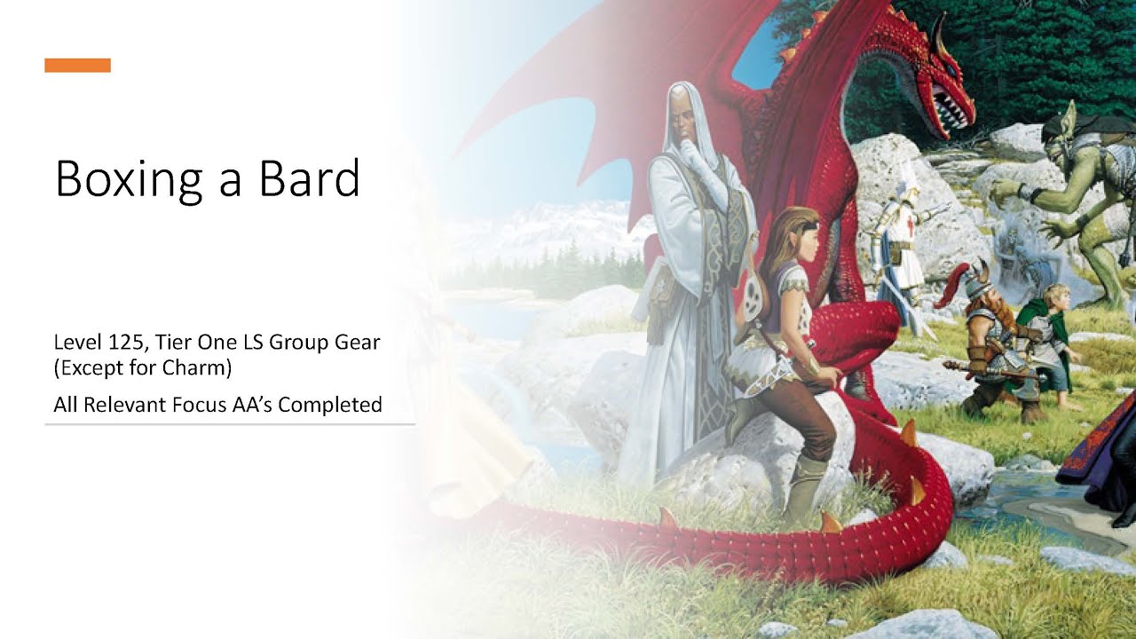 Level 125 Boxed Bard Setup March 2024