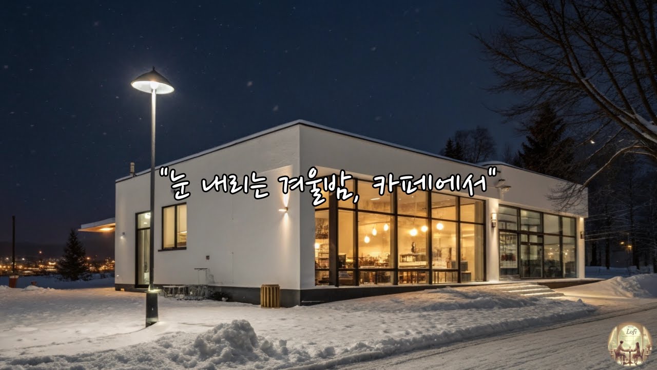 [Play List]늦은 밤 눈 내리는 하얀 카페에서 듣는 포근한 피아노 음악(Warm piano music)