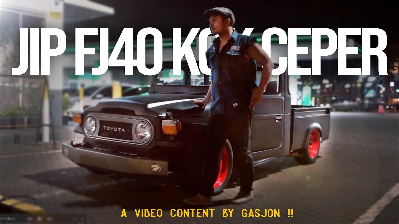 FJ40 Kustom Hotrod ! Nite Ride Seperti di Surga #GASJON