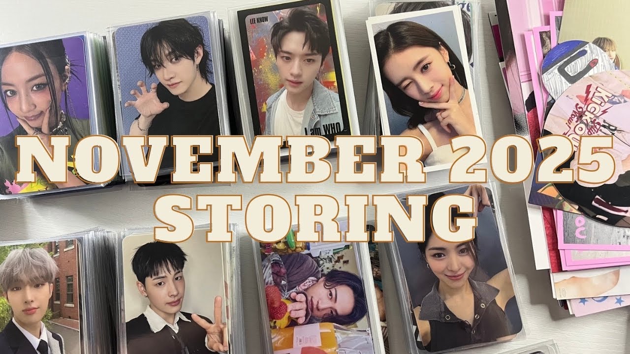 Novemner 2025 Photocard storing (Twice, Stray Kids, NEXZ, illit, Xikers, ATEEZ and more)