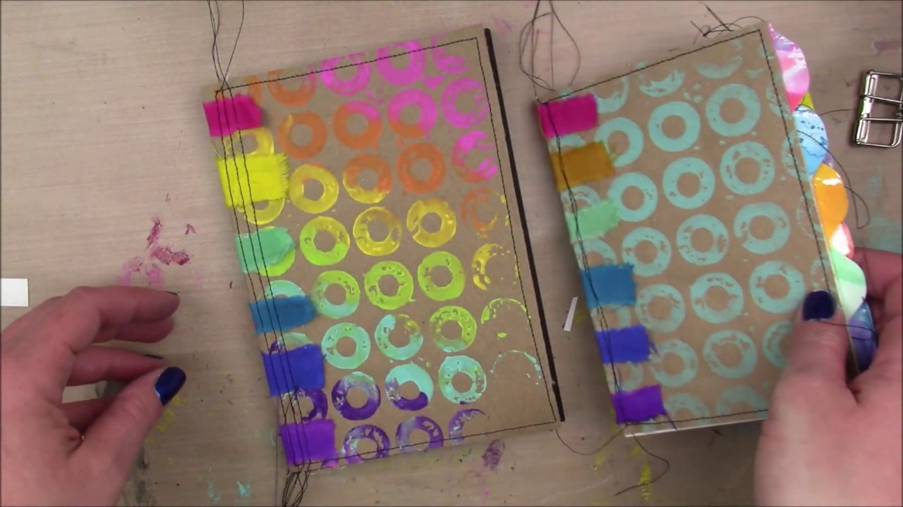 Glue Binding Mini Book Project using Joggles Index Cards