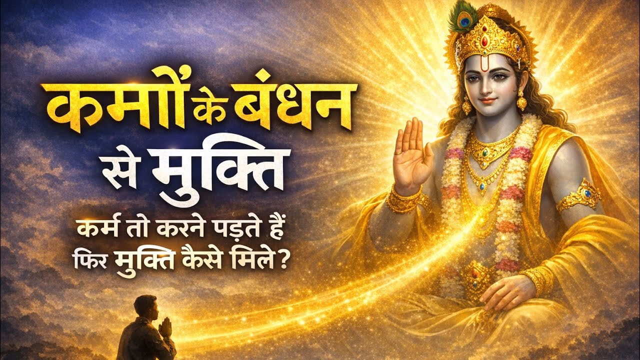 कर्मों के बंधन से मुक्ति ! कर्म तो करने पड़ते हैं फिर मुक्ति कैसे मिले !