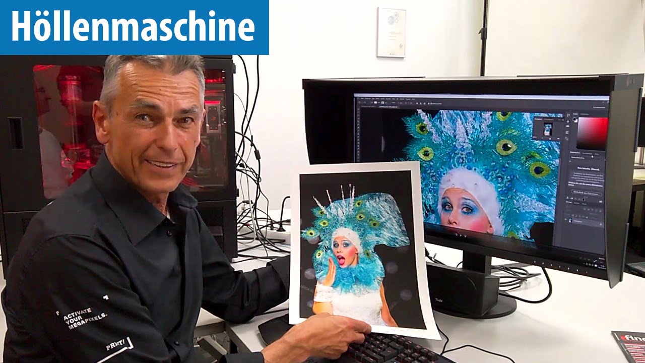 Foto- & Druckprofi testet 5000-Euro-Monitor von EIZO - Höllenmaschine 7  | deutsch / german