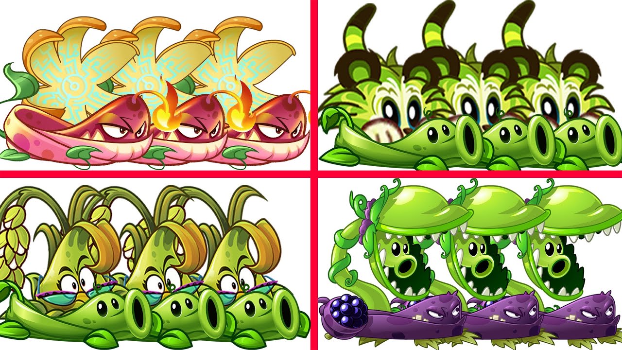 PvZ 2 4 Super Team Plants Vs Team Zombies Part 103
