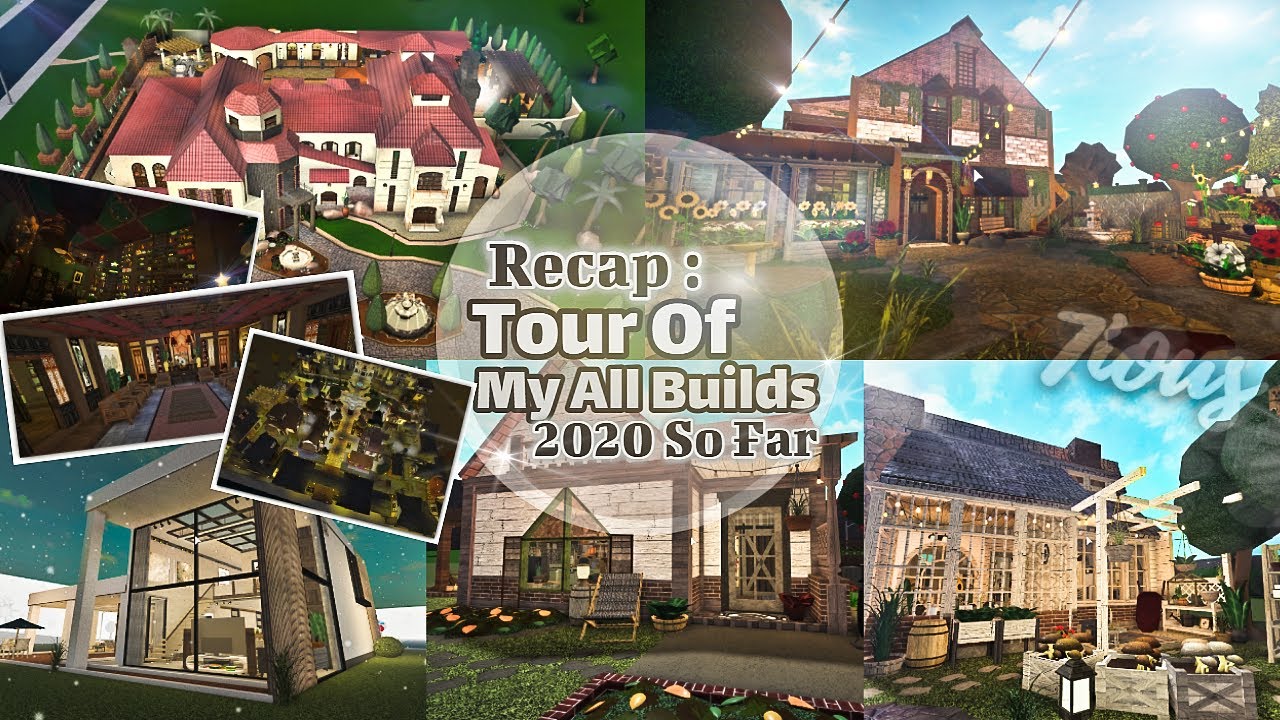Tour Of My All Builds 2018-2020｜Bloxburg｜ROBLOX