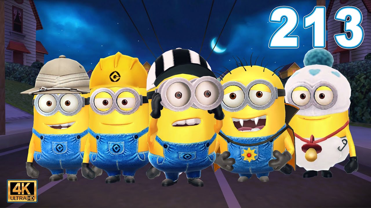 Minion Rush Worker Minion Referee Minion and Vampire Minion at Pier 12 - LEVEL 770-772 PC4K