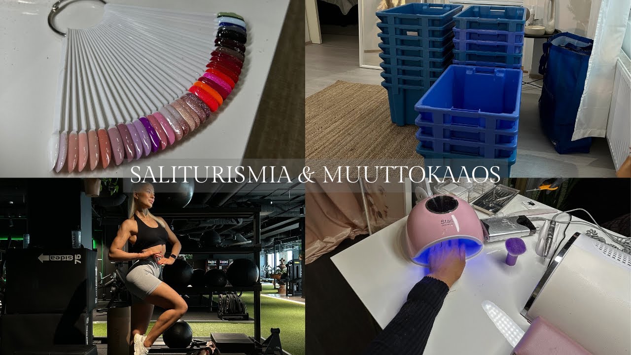 MUUTTOKAAOS, TREENI GREENFITILLÄ, KYNSIHUOLTO | MY DAY