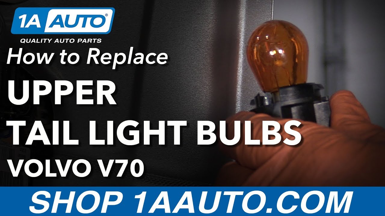 How to Replace Upper Tail Light Bulbs 00-07 Volvo V70