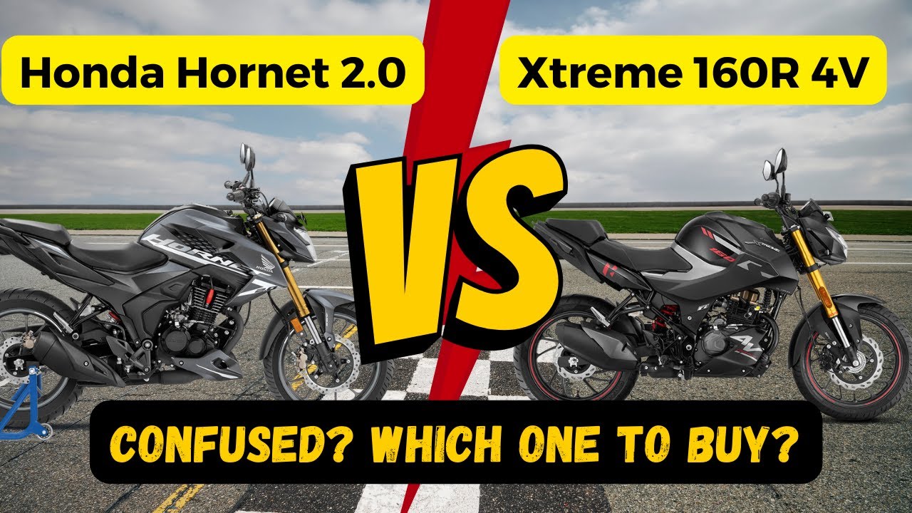 Honda Hornet 2.0 vs Hero Xtreme 160R 4V: Newest and Most detailed comparison yet!