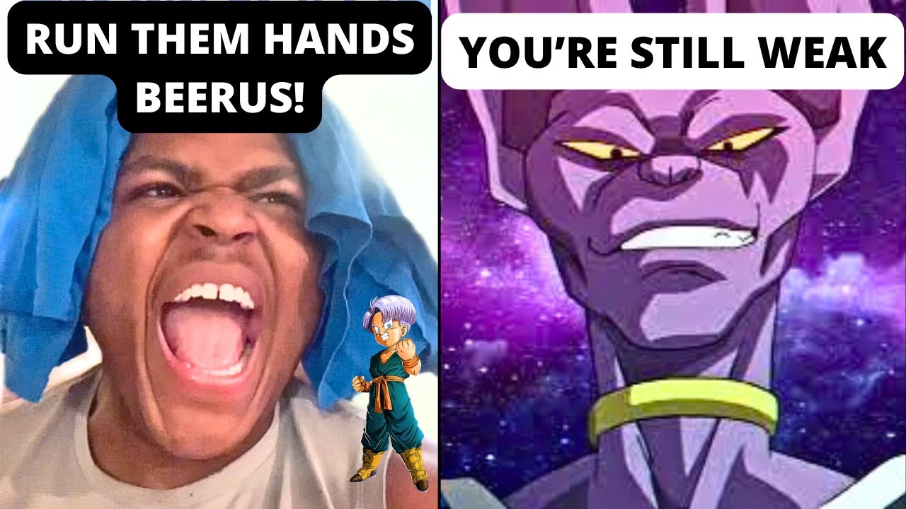 Trunks становится супер-сайянского синего цвета