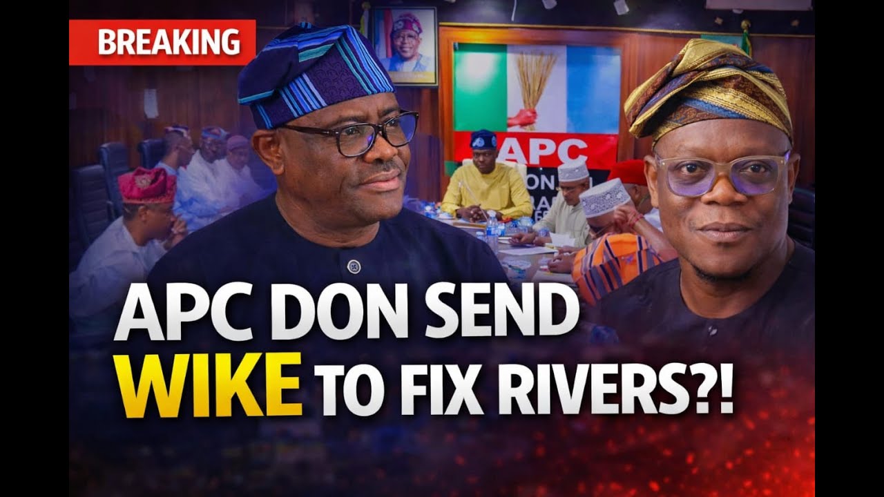 Rivers Crisis: APC Don Tell Wike Make E Fix Matter as Basiru Suddenly Change Mouth