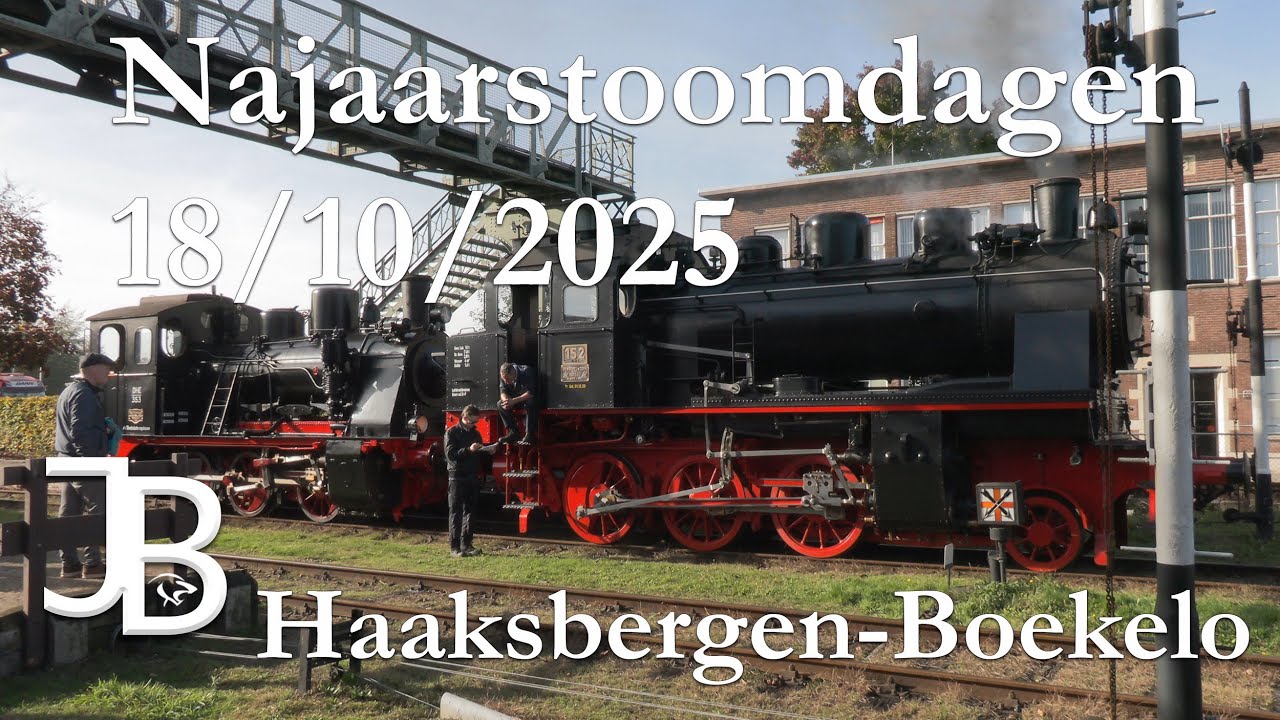 Najaarsstoomdagen 2025 bij Museum Buurtspoorweg deel 1: zaterdag 18 oktober 2025