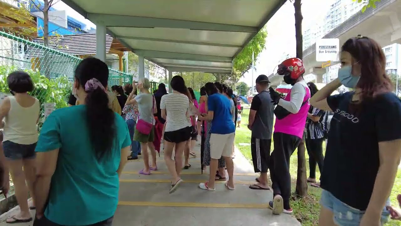 Punggol Oasis Primary School Dismissing
