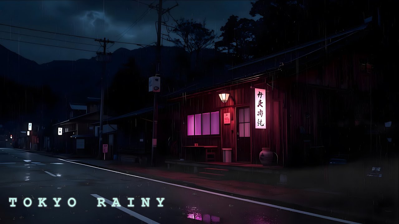 Tokyo Rain at 2AM ☔ Deep Focus Lofi for Overthinkers