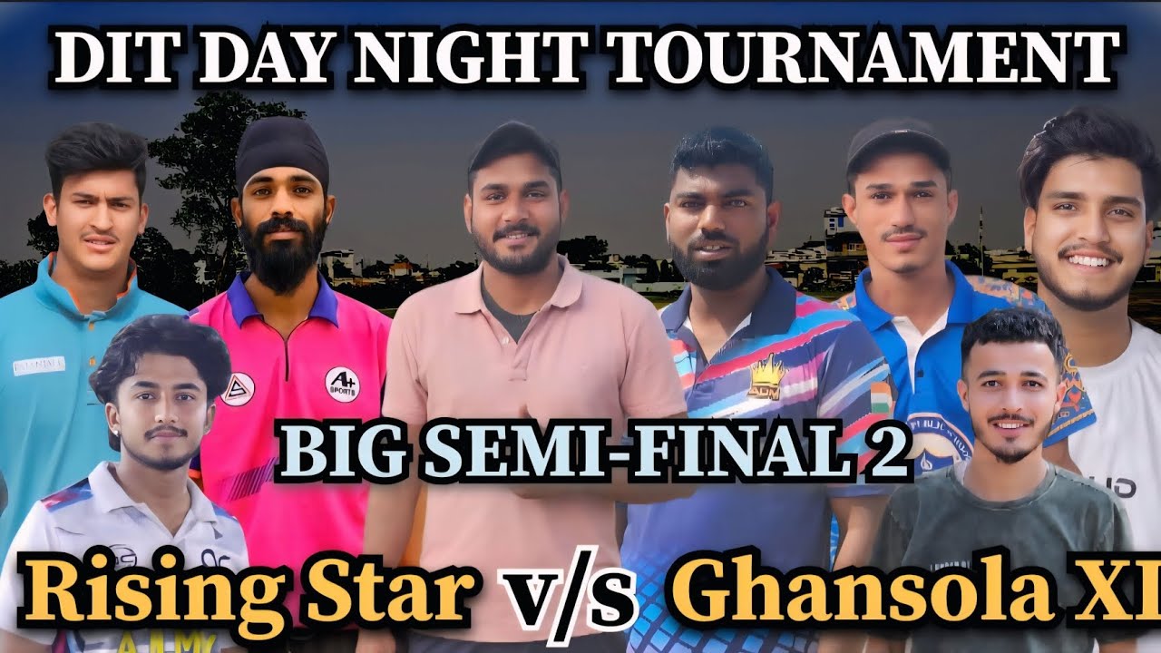 DIT😱Day Night🏏Tournament🏏Big Semi-final Match🏏😱Dehradun Ke Sare Star Khiladi  Aamne Samne🏏🏏🏏😱