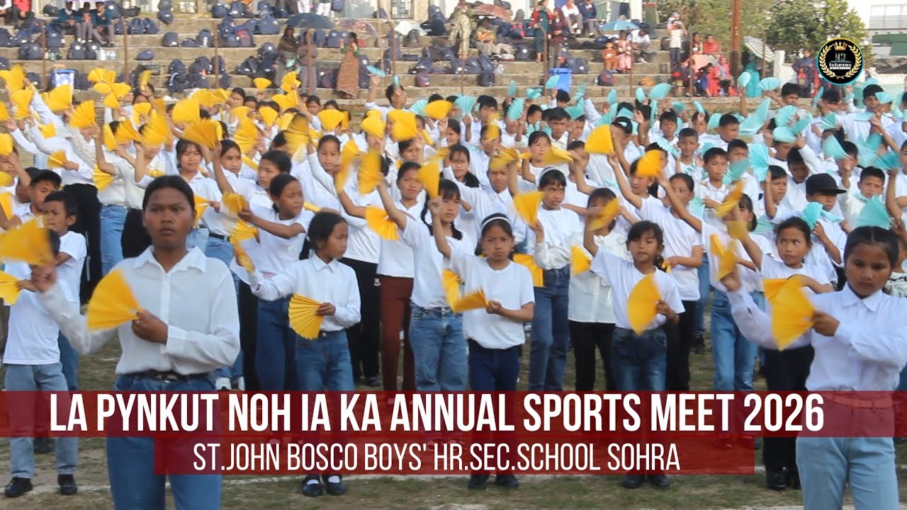 La pynkut noh ia ka Annual Sports Meet 2026 | St.John Bosco Boys' H/S School Sohra