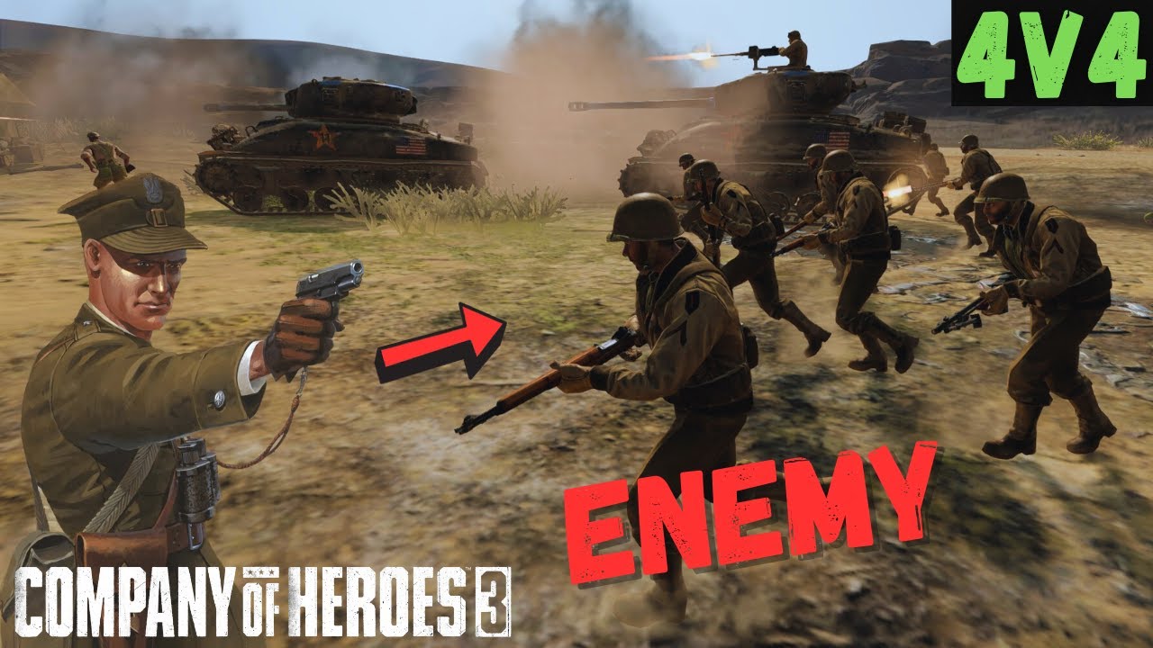 Toughest Game - War Machine | 4v4 | Company of Heroes 3