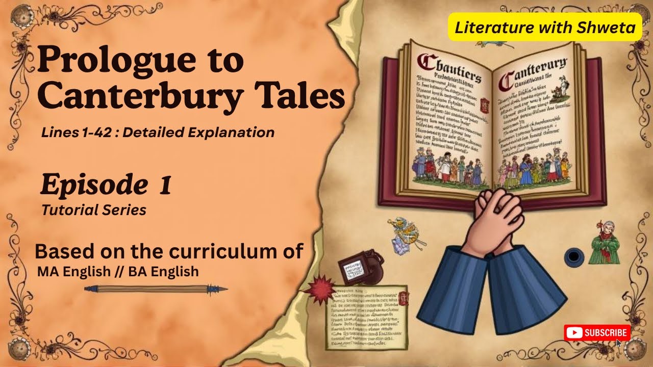 General Prologue to The Canterbury Tales (Lines 1 - 42) || Episode 01 || M A English || B A English