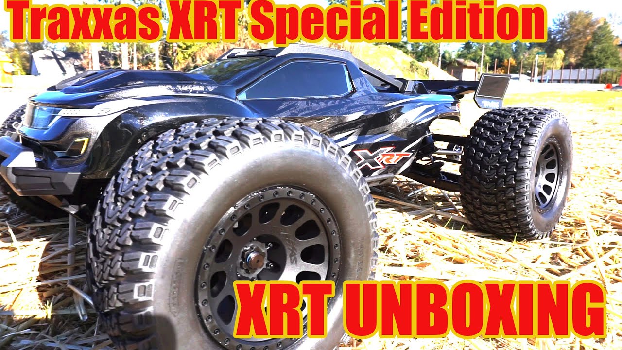 TRAXXAX XRT 8S (Black) Special Edition fast unbox/ 1st run footage