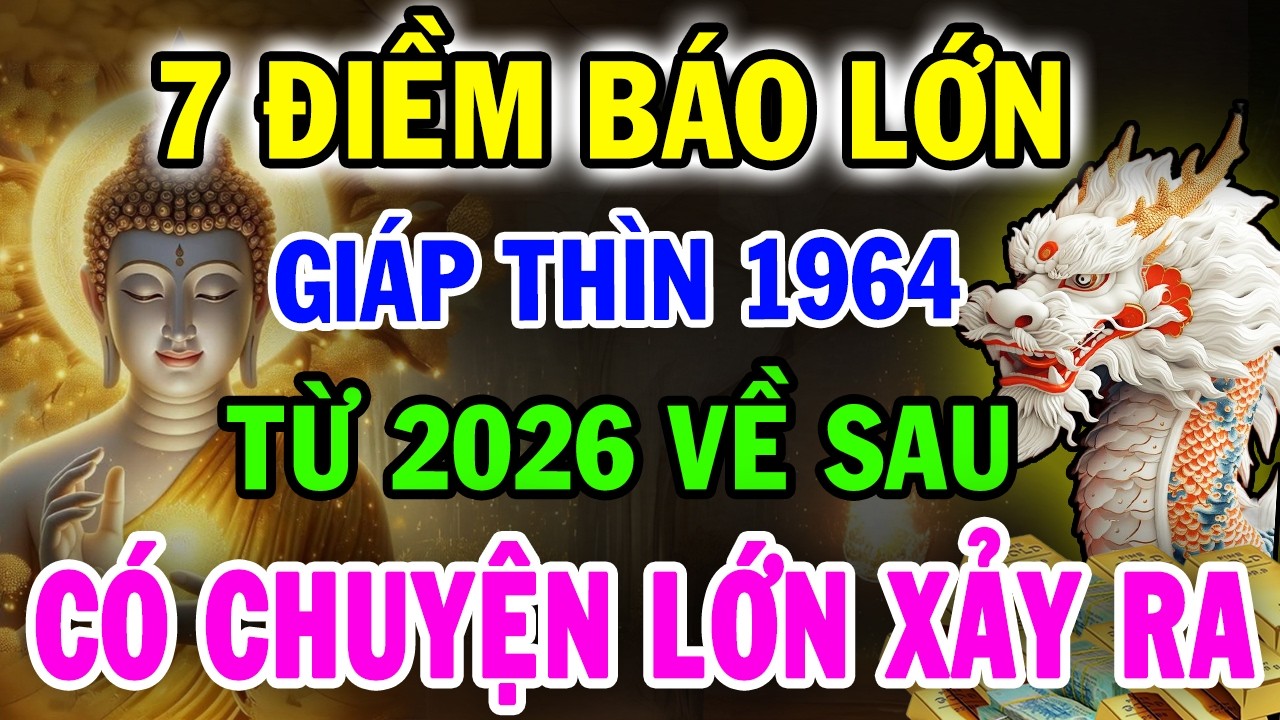 CHẮC CHẮN ĐIỀU NÀY Sẽ Xảy Ra Với Giáp Thìn 1964, Từ 2026 Cảnh Báo Đáng Sợ Chỉ Mình Tôi Dám Nói