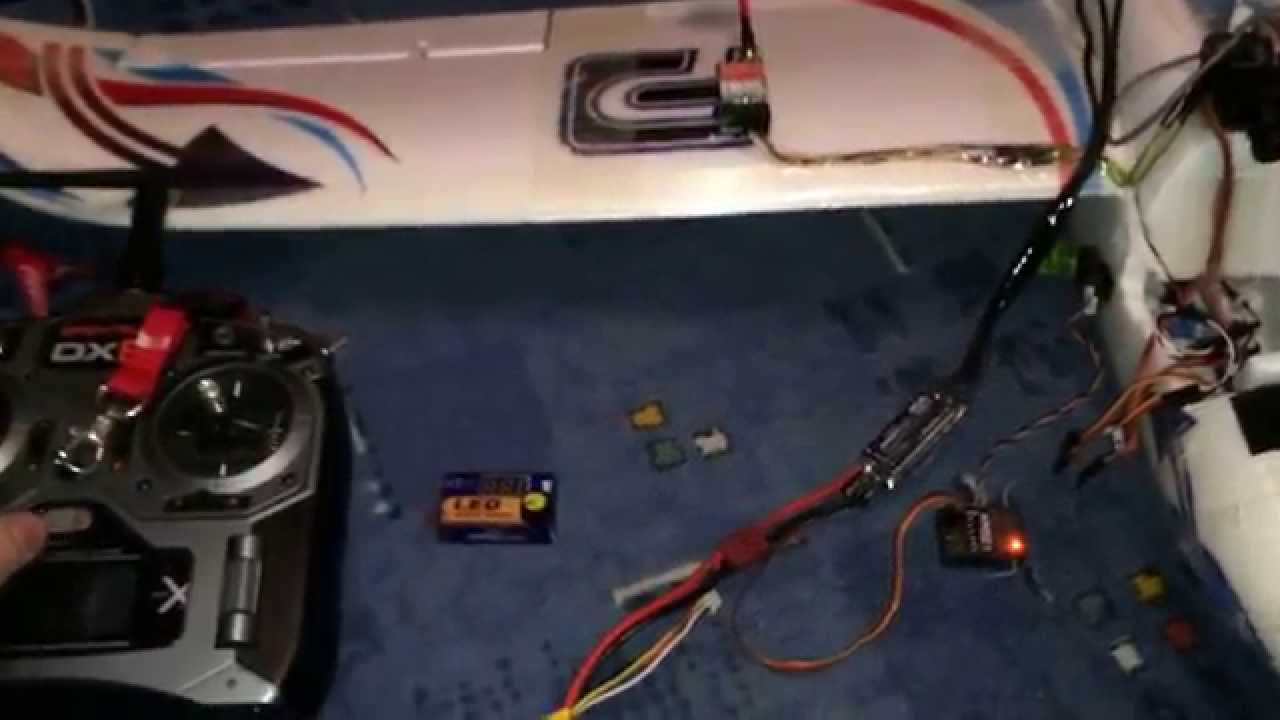 Hobbyking esc+spektrum ar6210 problem - SOLVED