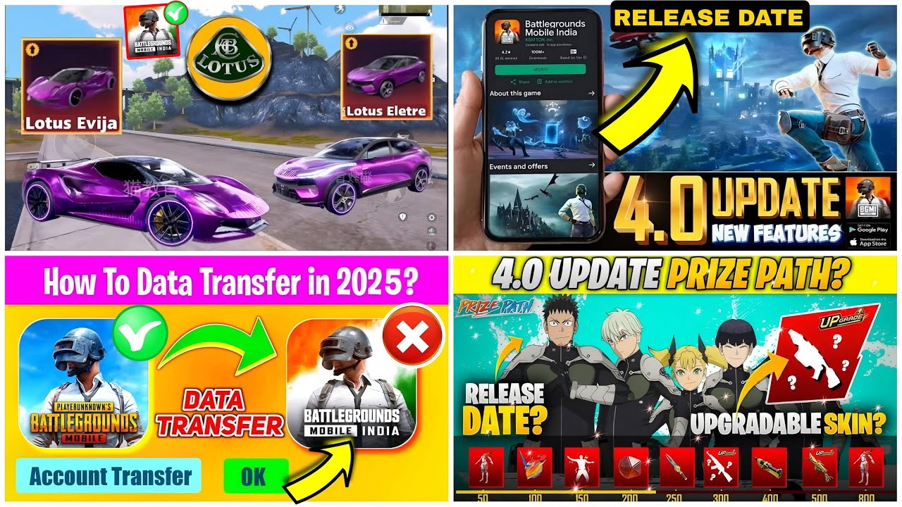 PUBG TO BGMI DATA TRANSFER ?😳| BGMI PRIZE PATH RELEASE DATE | 4.0 UPDATE LINK | Gaming Pedia Tamil 