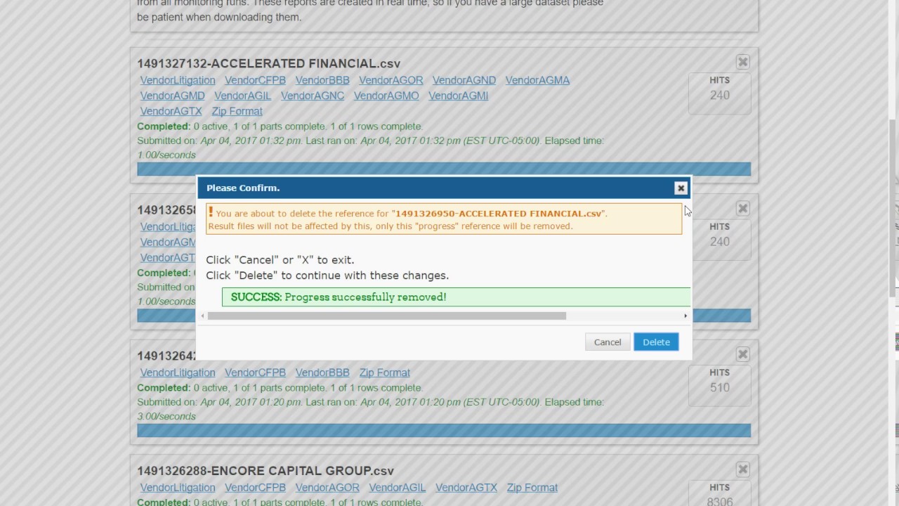 The Vendor Monitoring Process