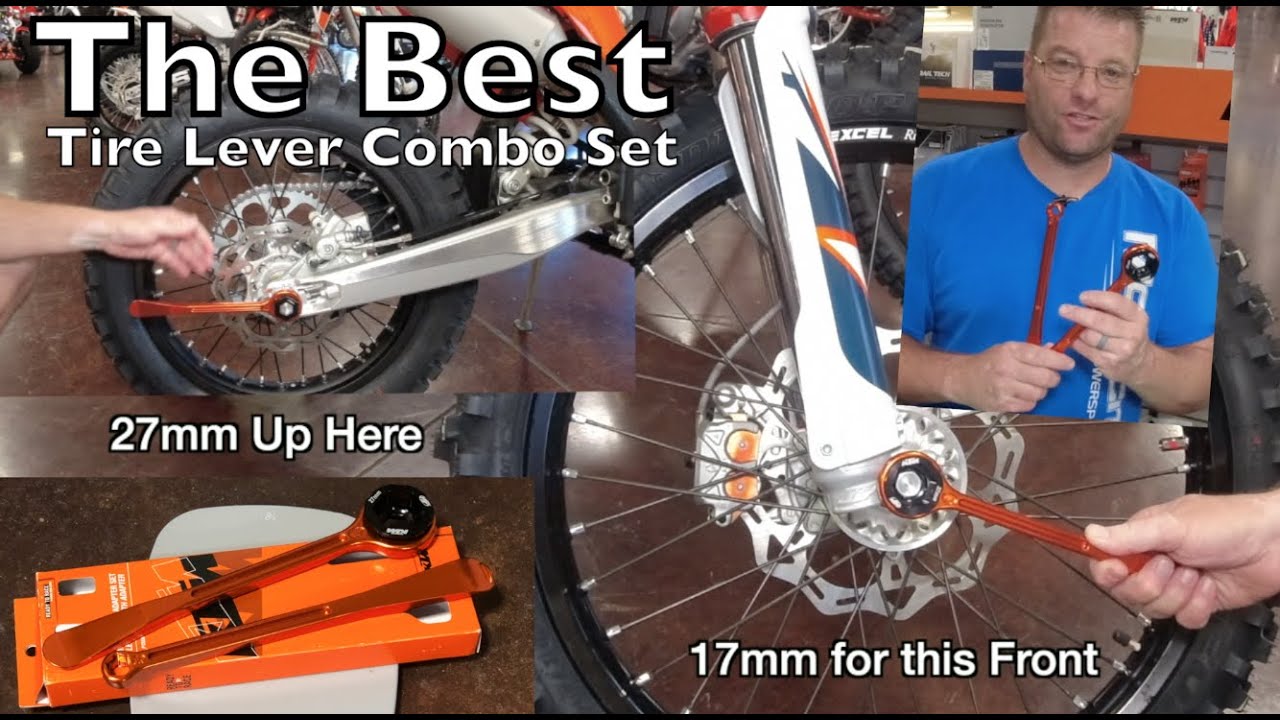 6 Tire Tools in 1 !!! KTM Combo Tire Irons are the Best !!! PowerParts Part Number 78129984000