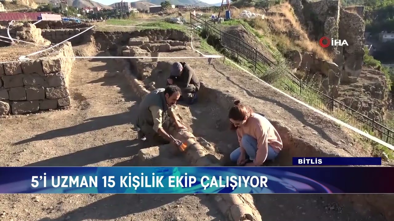 BİTLİS KALESİ’NDE 500 YILLIK SU KÜNKLERİ BULUNDU