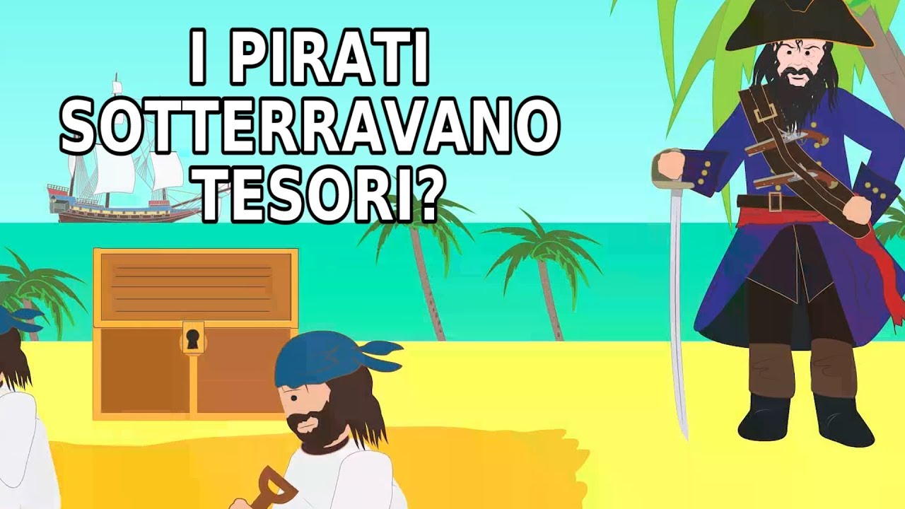 E' vero che i pirati sotterravano i tesori e per ritrovarli servivano MAPPE SEGRETE?