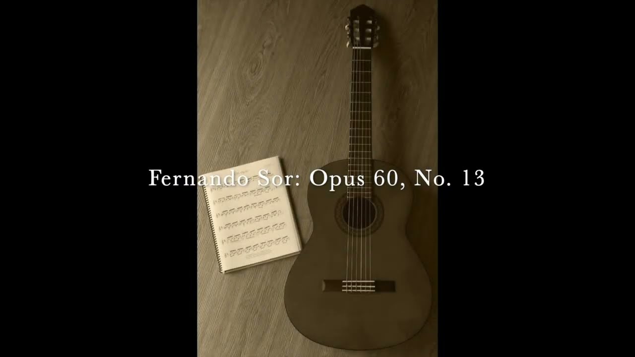 Fernando Sor Opus 60, No  13