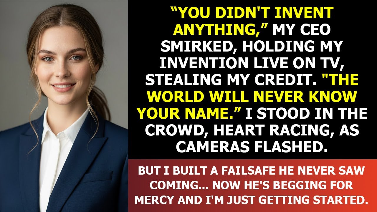 CEO Stole the Credit After My Patent Went Viral - He Never Imagined The Surprise I Had Waiting For H