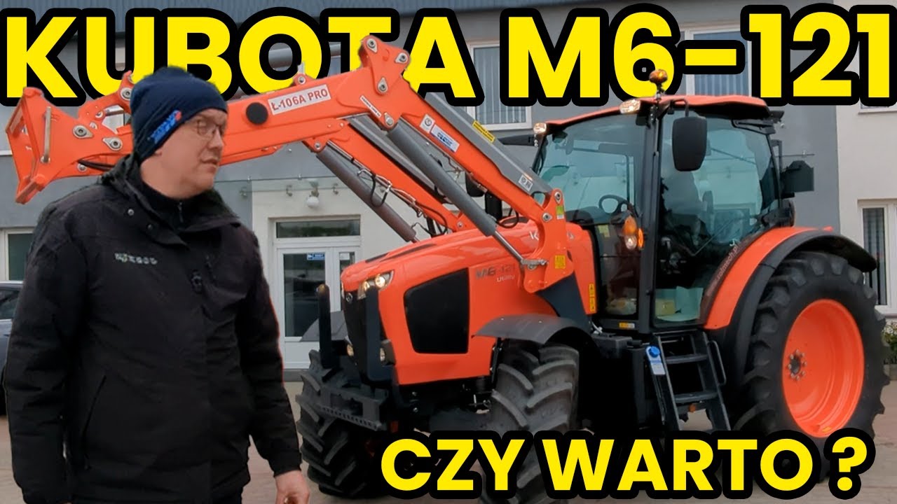 Recenzja ciągnika  Kubota Utility M6-121 | Rolmech